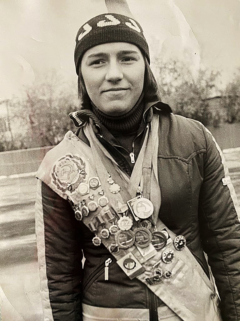 Лыжница Ира Громова, 1979 год.