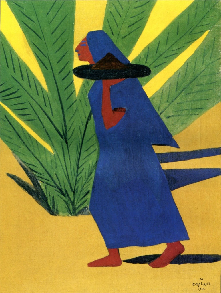 «Идущая женщина», М. Сарьян, 1911 год.