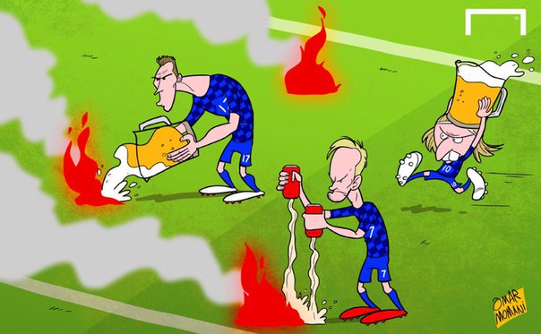 Евро-2016 в карикатурах горячего кавказского парня