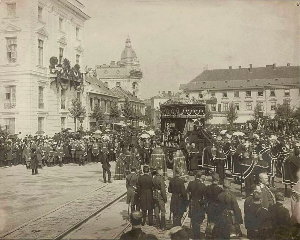 Похороны Сократа Старынкевича в Варшаве 26 августа 1902 года.