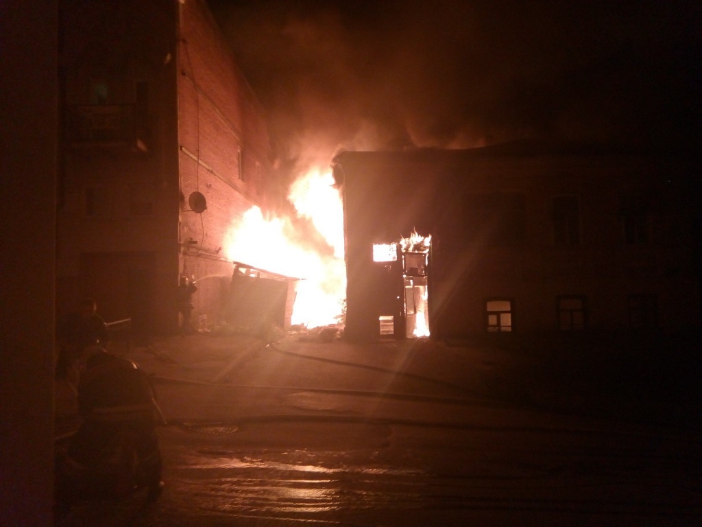 Пожар на Ульяновской.