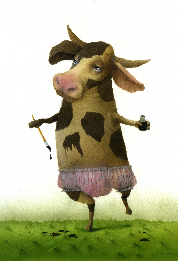 «В Америке запрет на обнаженку, и меня попросили нарисовать корове трусы»