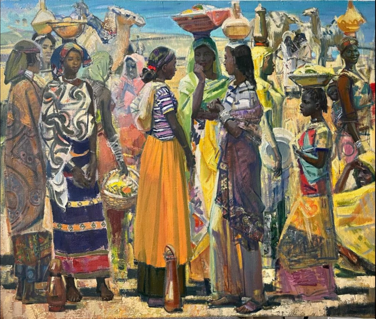 «Ацбеха Негга Тесфае работает в реалистической манере, яркие, жизнерадостные и сочные краски отражают африканский колорит, будто солнце внутри подсвечивает картины», — так говорят искусствоведы о творчестве нашего героя.