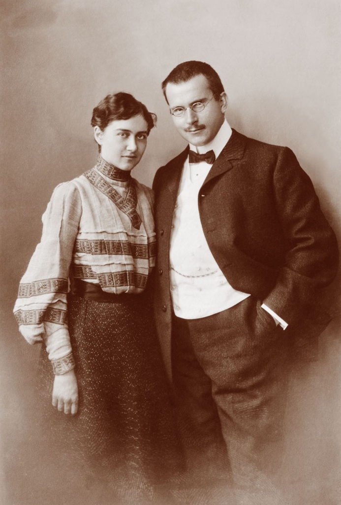 Карл Юнг с женой Эммой.