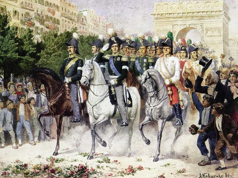 император Александр в Париже