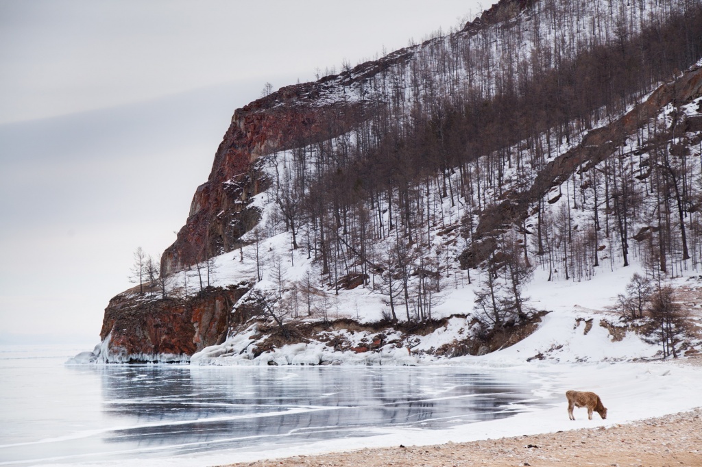 Гольф на озере Байкал