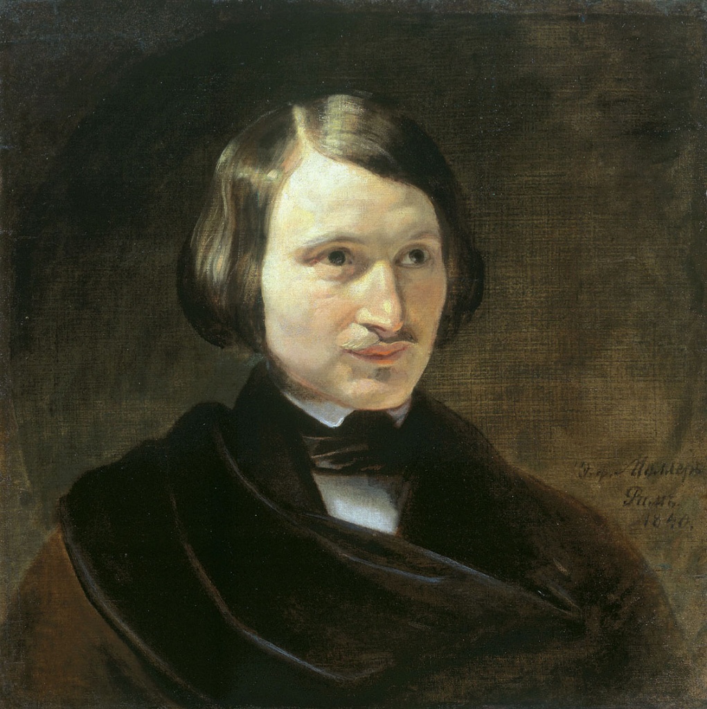 Портрет Николая Гоголя, художник Федор Мюллер, 1840 год.