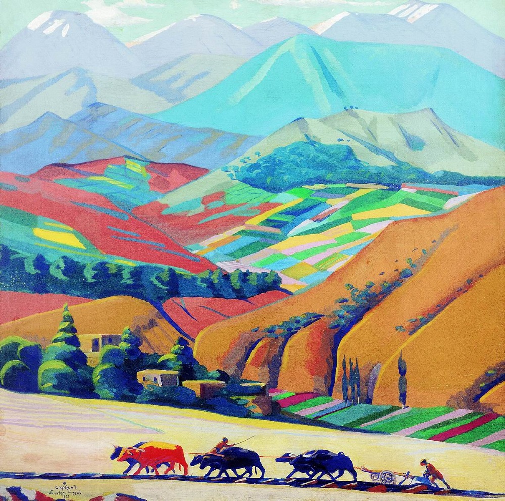 «Горы. Армения», М. Сарьян, 1923 год. Из собрания Третьяковской галереи.