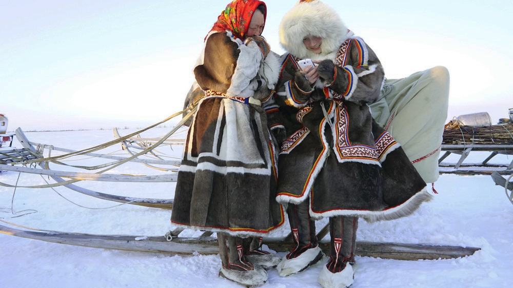 Семья кочевников с Ямала — проводники экспедиции «Великий северный путь».