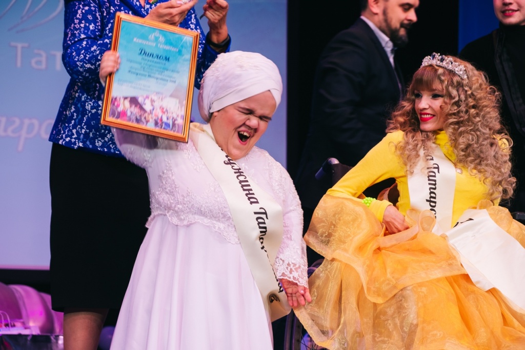 Победа на конкурсе красоты среди женщин-инвалидов «Жемчужина Татарстана», 2018 год.