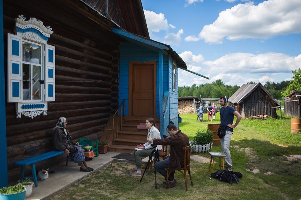 Съемки Елизаветы Лакеевой в деревне Конево Нижегородской области.