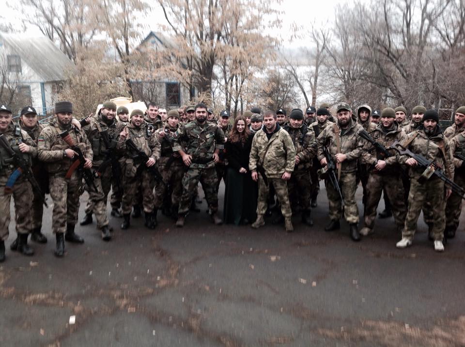 С бойцами чеченского батальона «Смерть». Донбасс, конец 2014 года