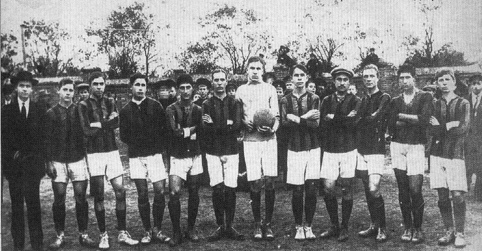 Футбольная команда из Ростова-на-Дону в 1916 году.