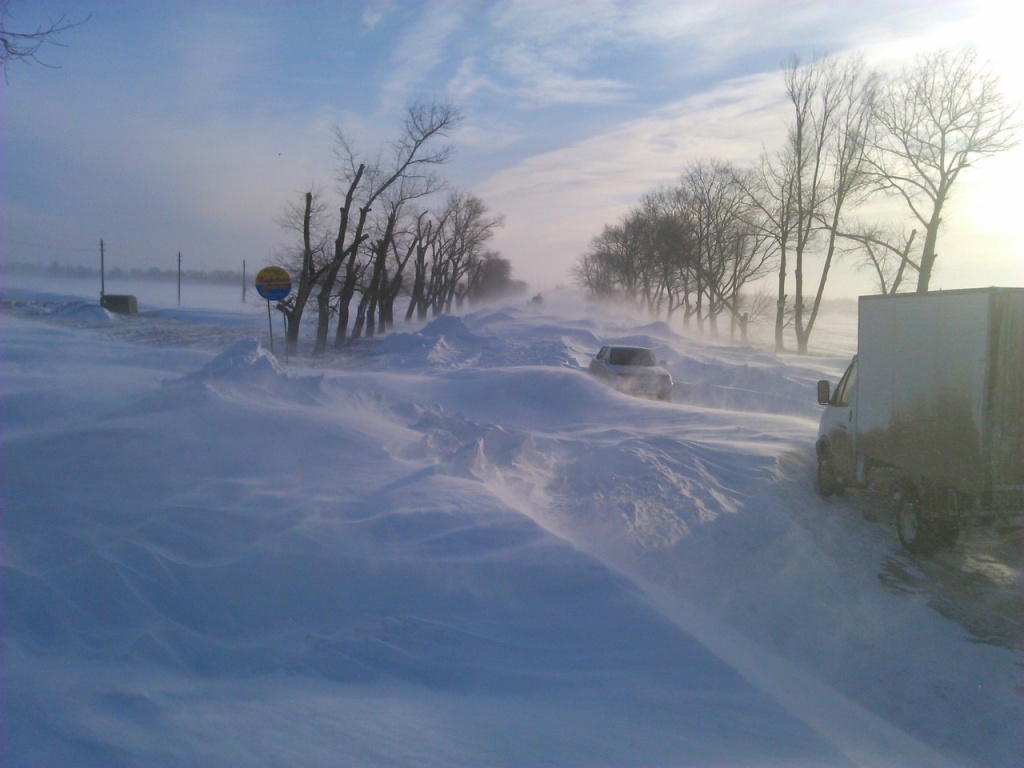Снежный коллапс в Ростовской области, февраль 2014