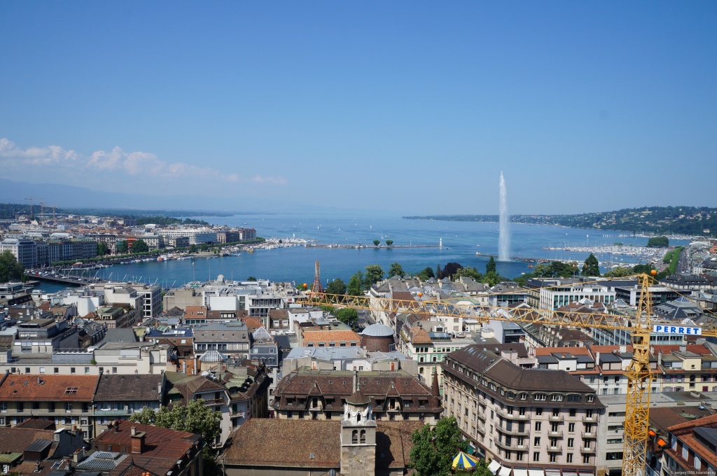 Панорама Женевы.
