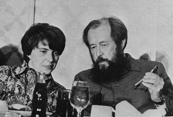 Солженицын с второй женой Натальей Светловой