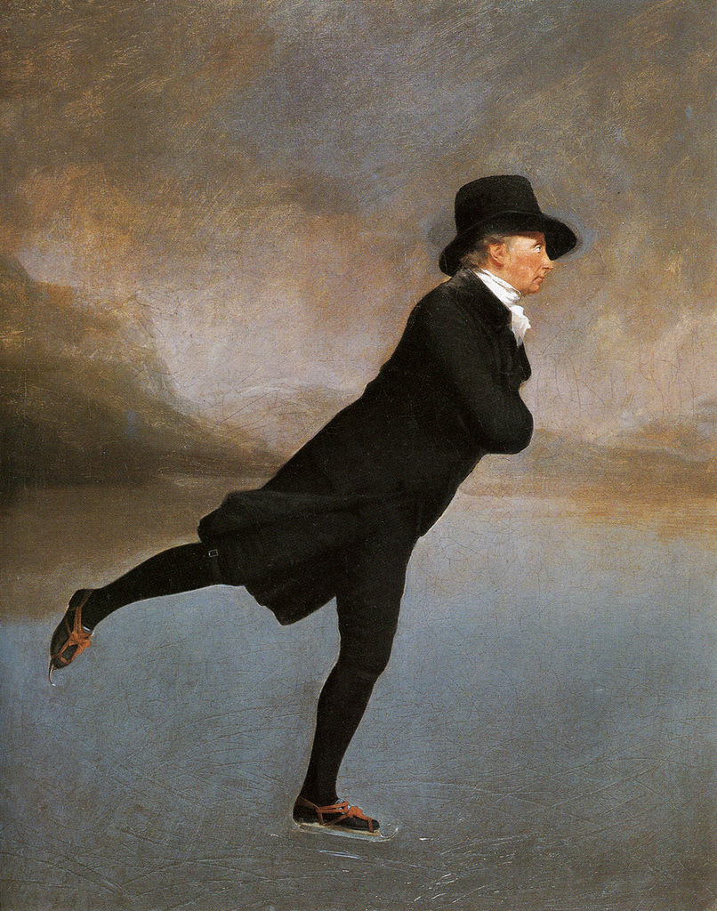 «Священник Роберт Уолкер, катающийся на коньках на озере Даддингстон», Генри Реборн, 1784 год