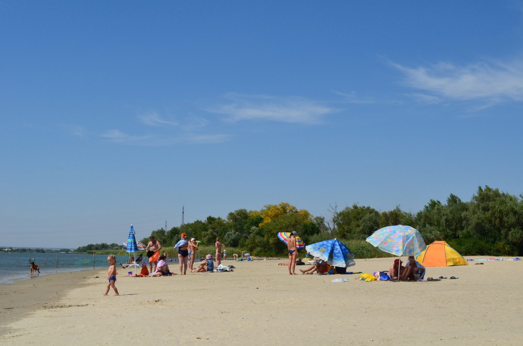 Пляж на территории комплекса «Казачий Дон».